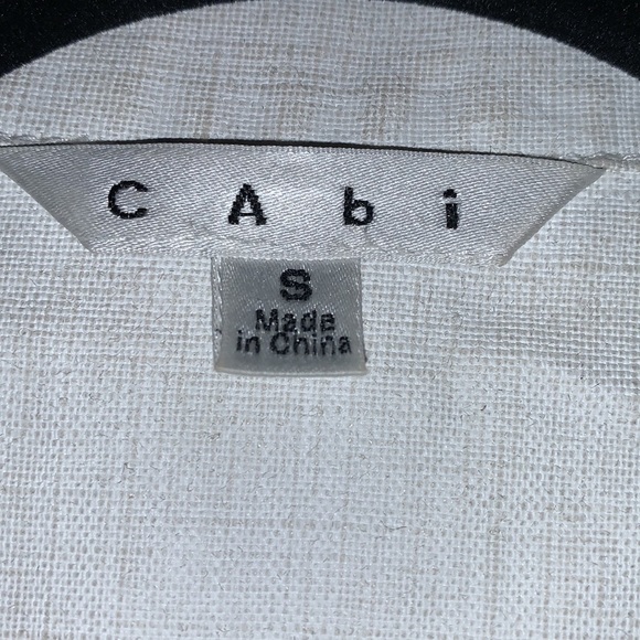 100% Linen Cabi Blazer, sz Small. - Picture 4 of 9